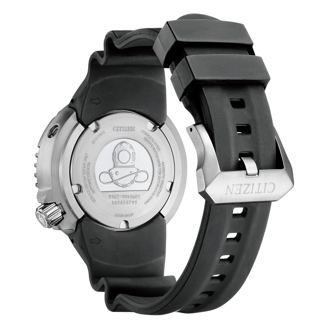 Citizen Diver's Eco Drive 300 mt Gas Diver E365