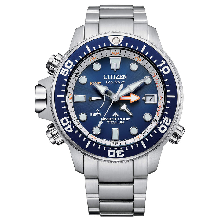 Citizen Promaste Aqualand Super titanio eco-drive blu