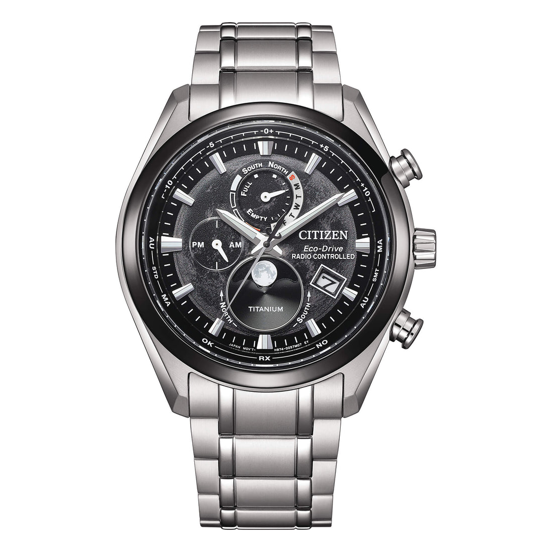 Citizen Tsuki-yomi Moon Phase Radiocontrollato nero