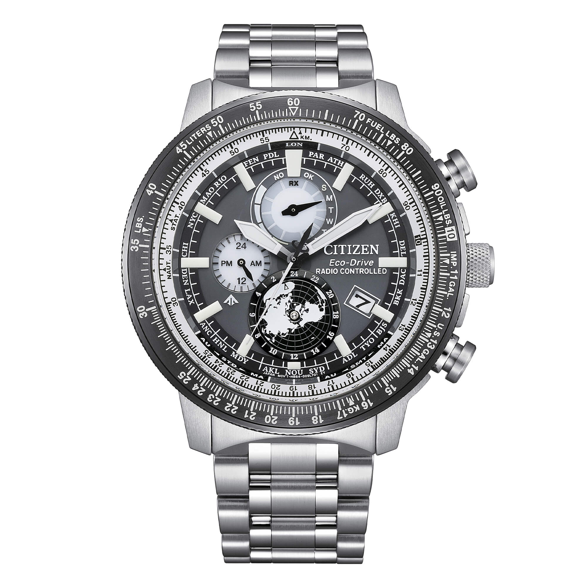 Citizen Promaster Geo Trekker Radiocontrollato grigio