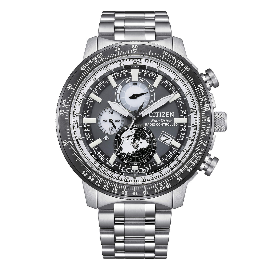 Citizen Promaster Geo Trekker Radiocontrollato grigio