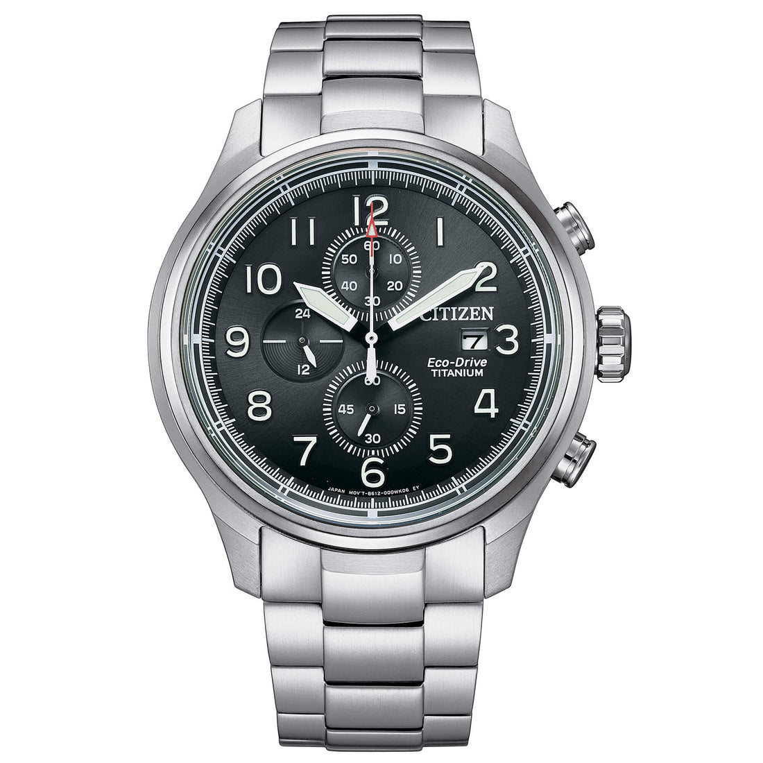 Citizen Super titanio crono eco-drive nero