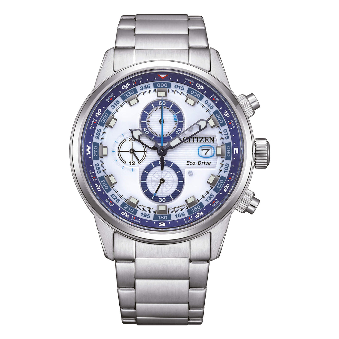 Citizen Nautic chrono eco-drive bianco