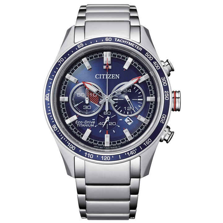 Citizen Super titanio chrono eco-drive blu