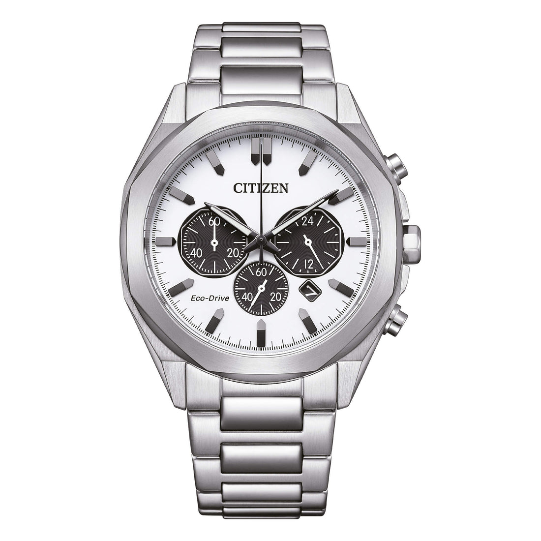 Citizen Metropolitan chrono eco-drive bianco