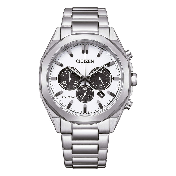 Citizen Metropolitan chrono eco-drive bianco