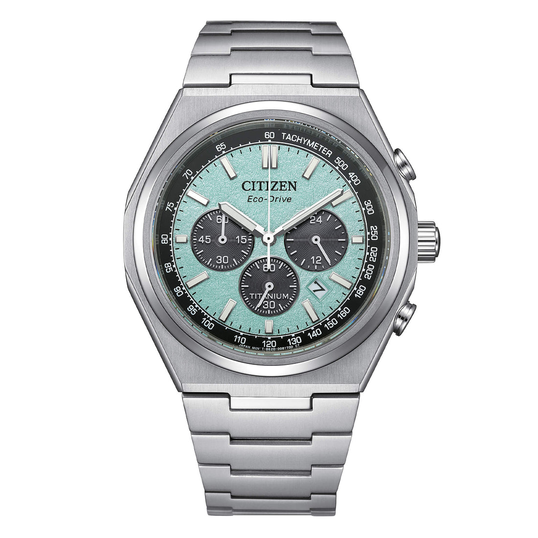 Citizen Superi Titanio chrono turchese