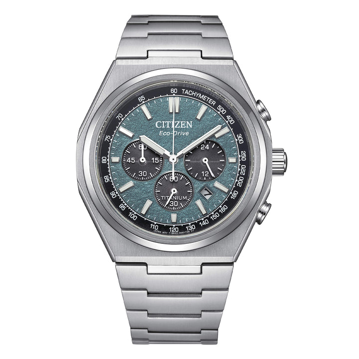 Citizen Superi Titanio chrono verde