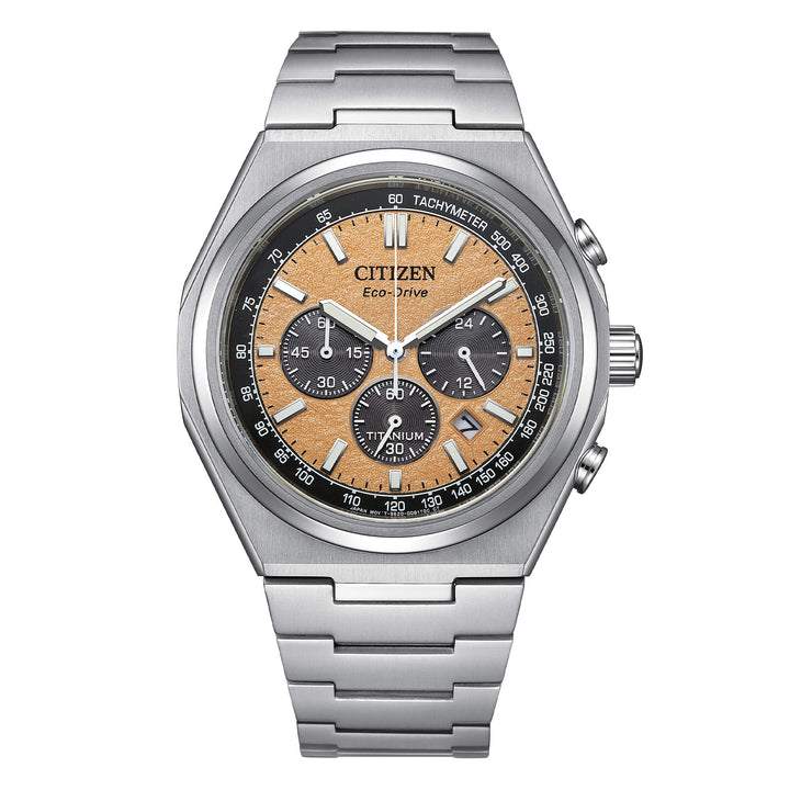 Citizen Super Titanio chrono salmone