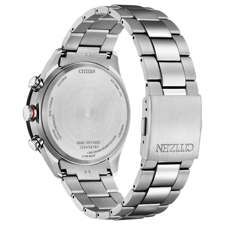 Citizen Radiocontrollato Super titanio blu