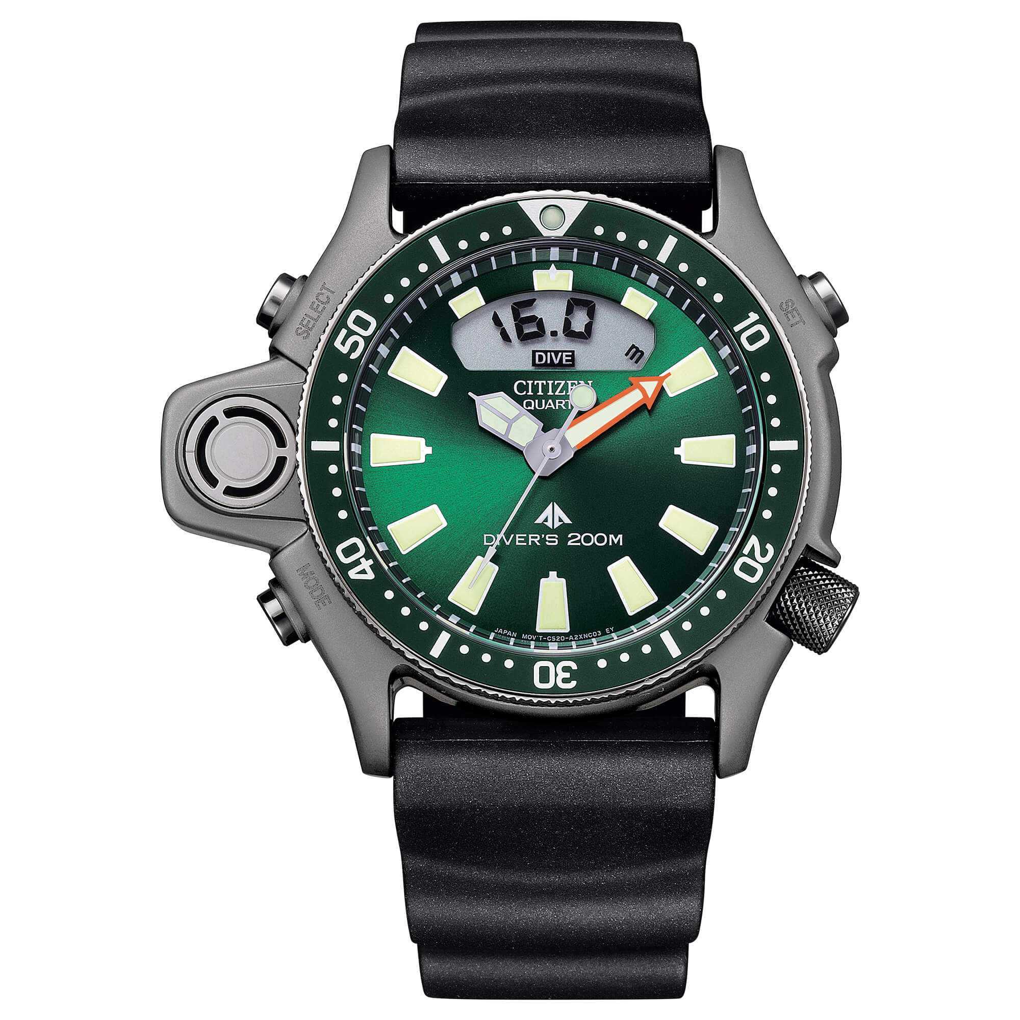 Citizen Promaster Aqualand quadrante verde