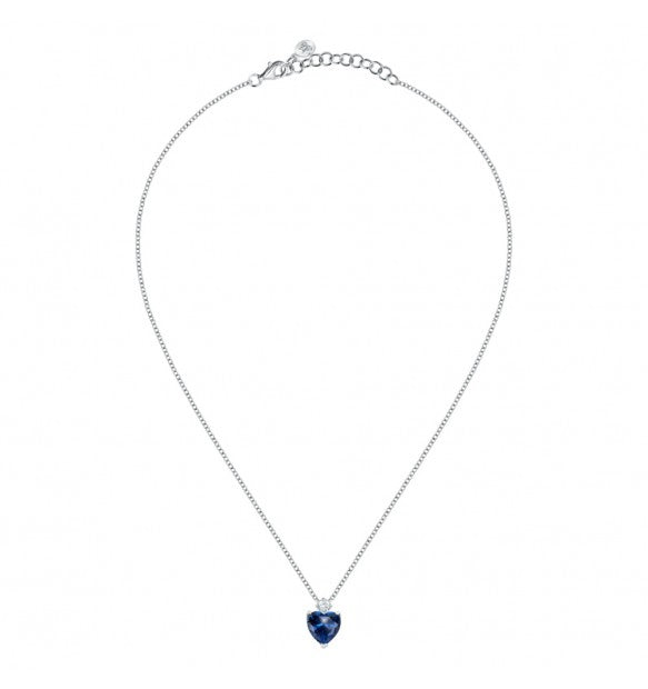 Collana Morellato Tesori Punto Luce cuore blu
