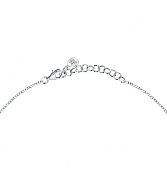 Collana Morellato Tesori Punto Luce cuore verde