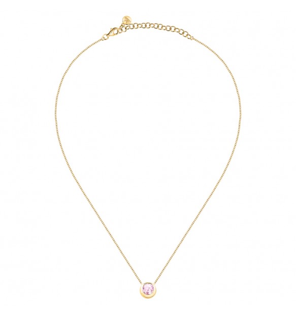 Collana Morellato Tesori Eterni Punto Luce Quarzo rosa
