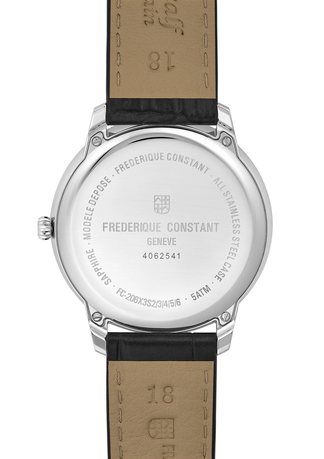 Frederique Constant Moneta Moonphase nero