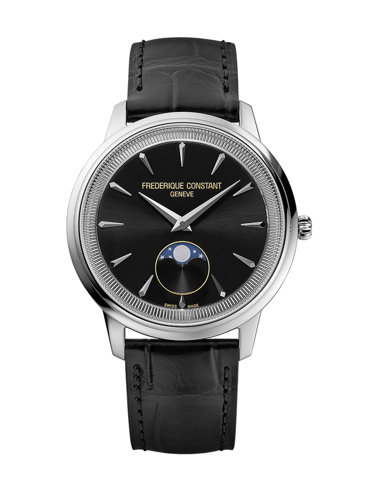 Frederique Constant Moneta Moonphase nero