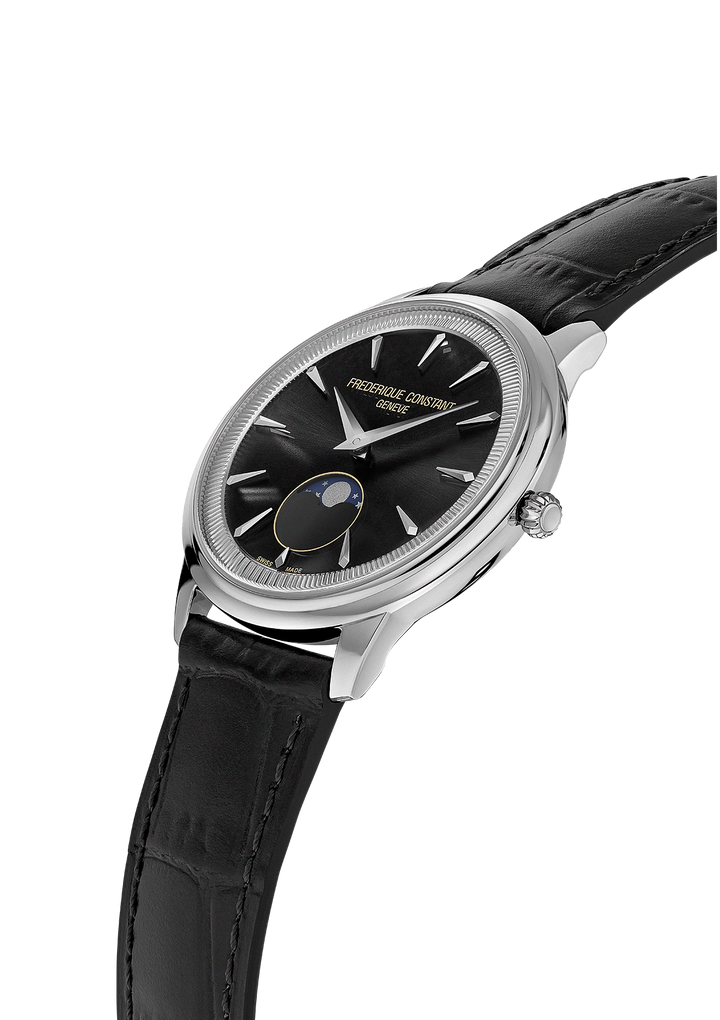 Frederique Constant Moneta Moonphase nero