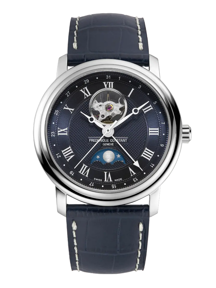 Frederique Constant Classics Heart Beat Automatic Moonphase blu