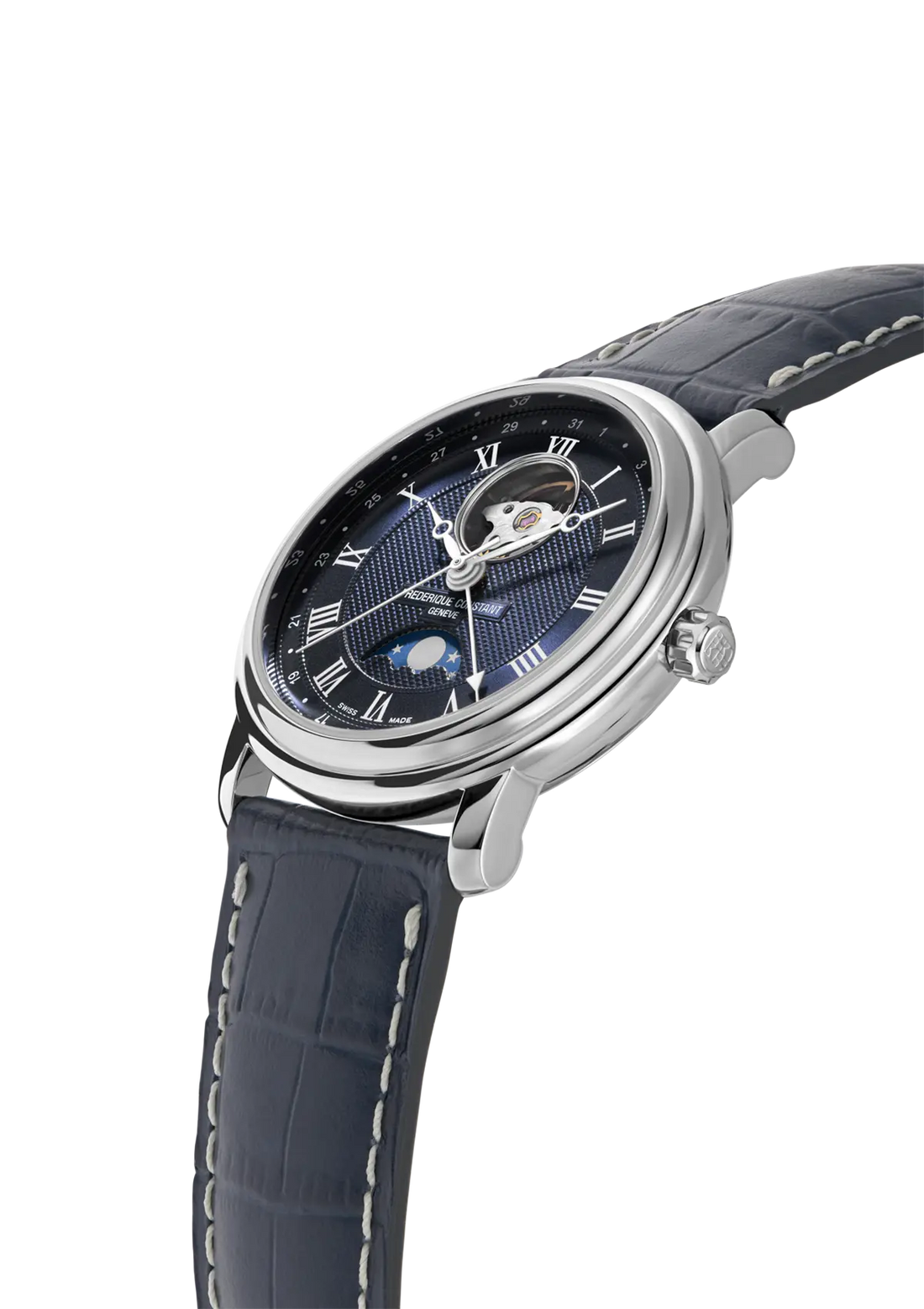 Frederique Constant Classics Heart Beat Automatic Moonphase blu