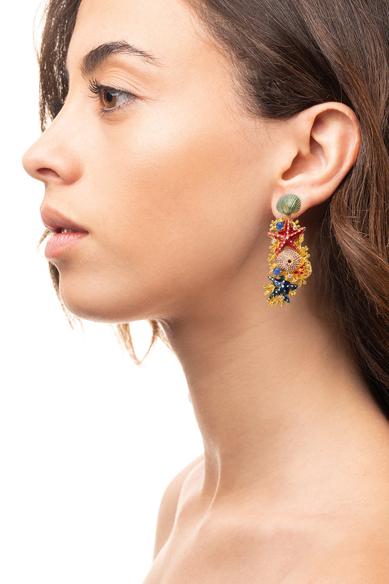 Orecchini Isola Bella Fondo Marino