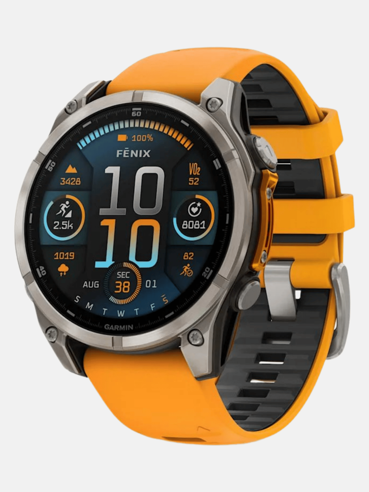 Garmin Fenix 8 - 47 mm, AMOLED orange