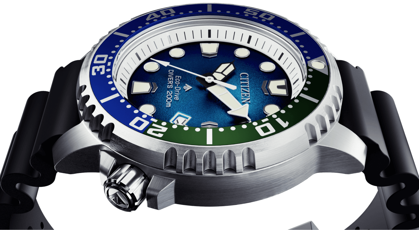 Citizen Diver's eco-drive special edition blu