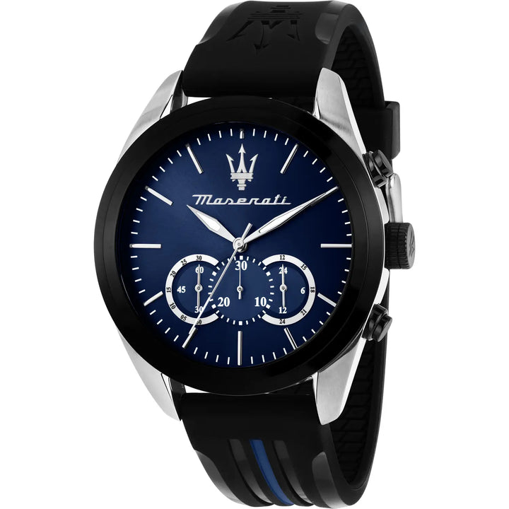 Maserati Traguardo gomma nero e blu