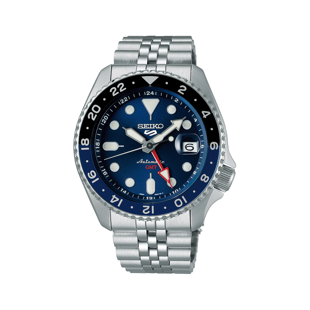 Seiko 5 Sports Automatic GMT Blu