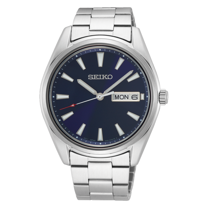 Seiko classic quartz blu