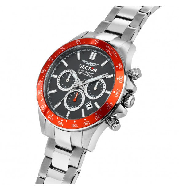 Sector 230 Chrono arancione e grigio
