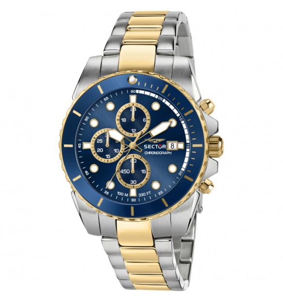 Sector 450 Chrono bicolor blu