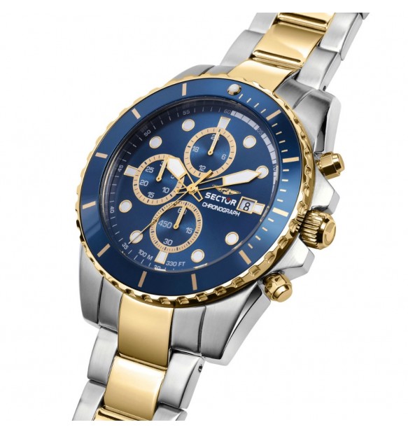 Sector 450 Chrono bicolor blu