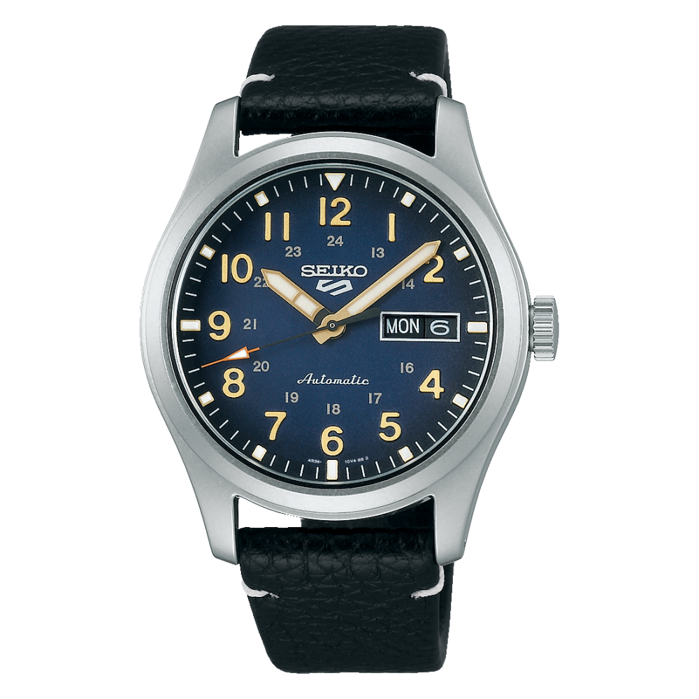 Seiko 5 sports automatico blu military