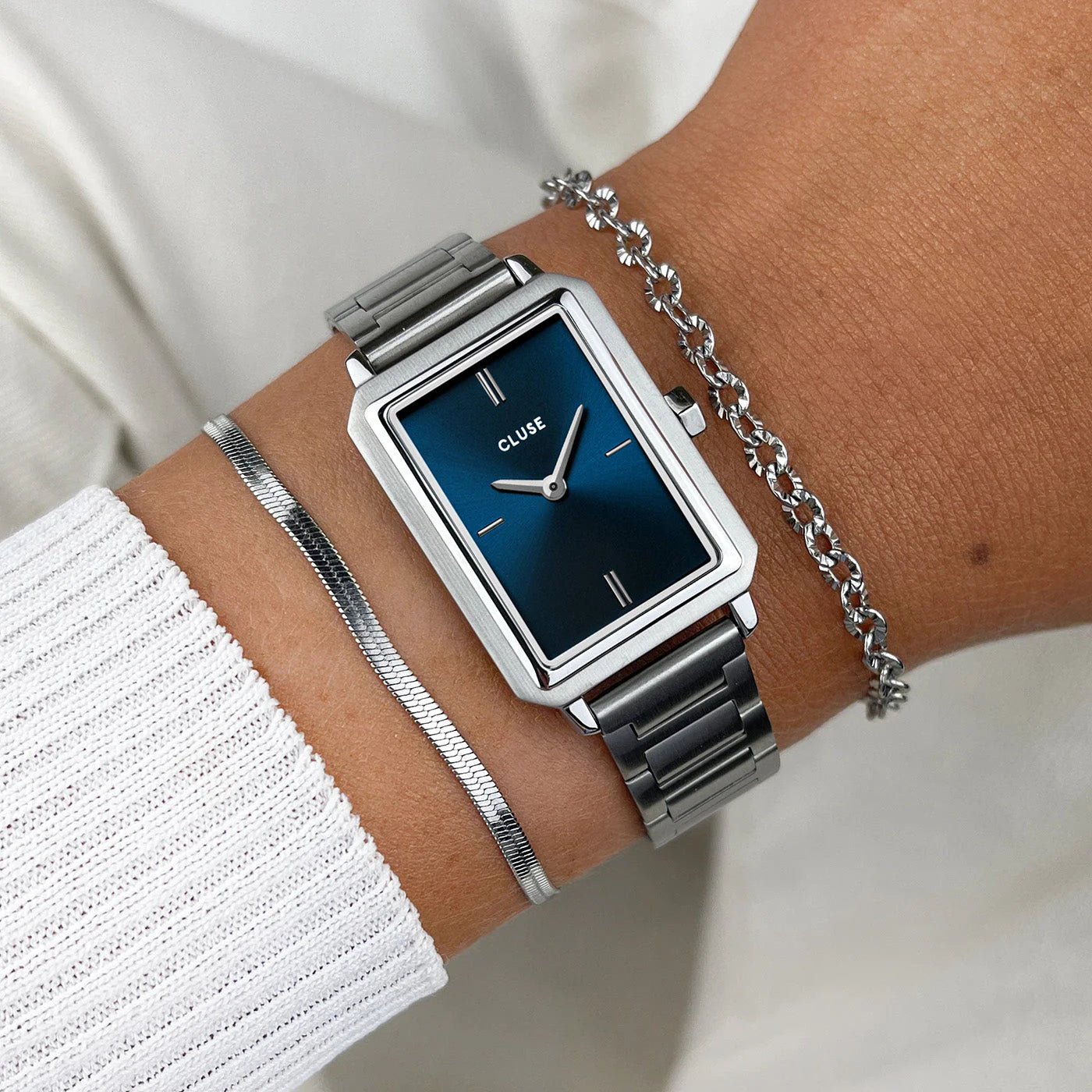 Cluse Fluette Silver Blue